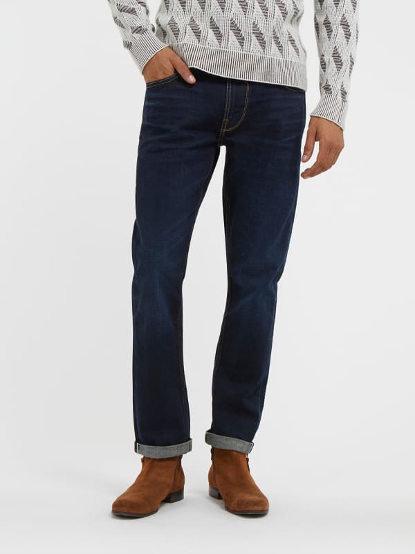 GUESS Mid Rise Slim Jeans