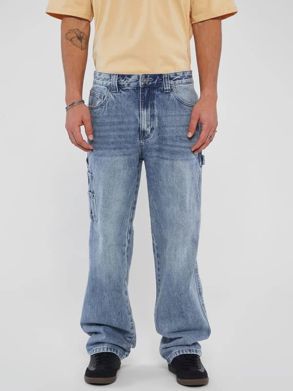 Guess Originals High Rise Carpenter Denim Pant