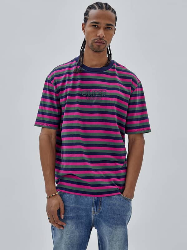 Guess All Over Striped T-Shirt