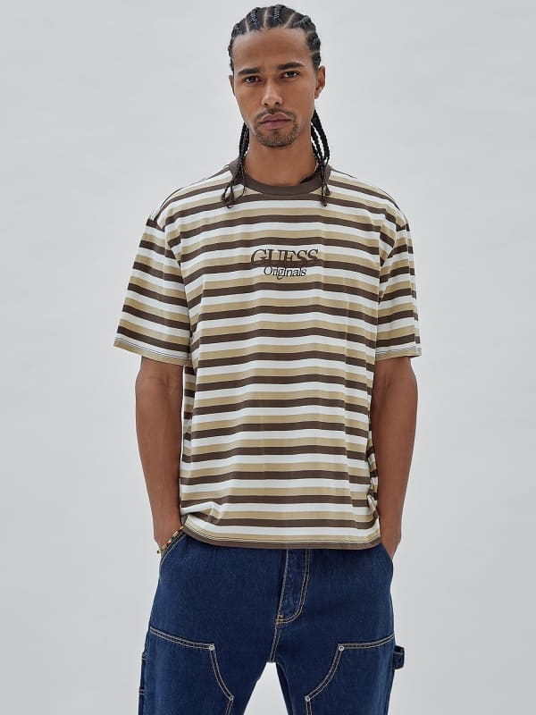 Guess All Over Striped T-Shirt