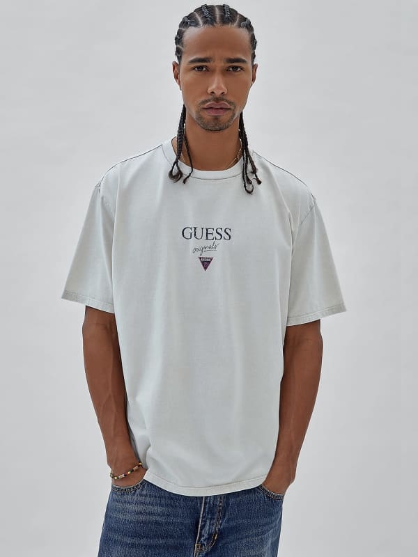 GUESS T-Shirt Met Logo Op De Voorkant