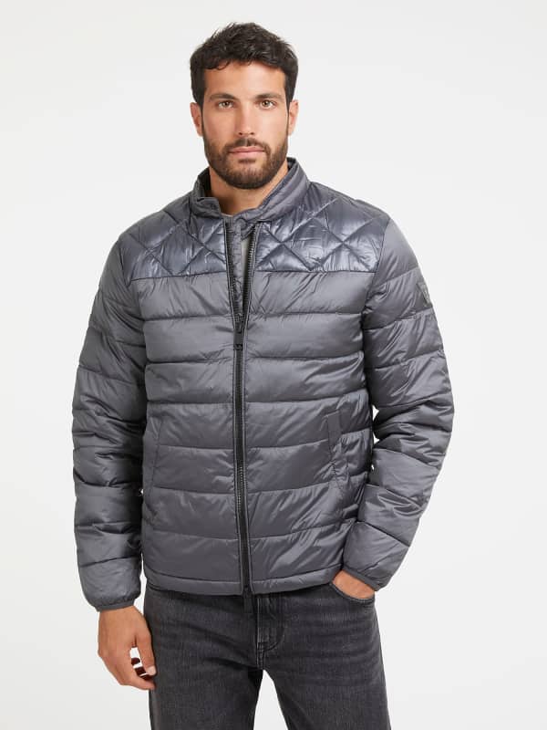 Guess Stretch Nylon Light Puffer