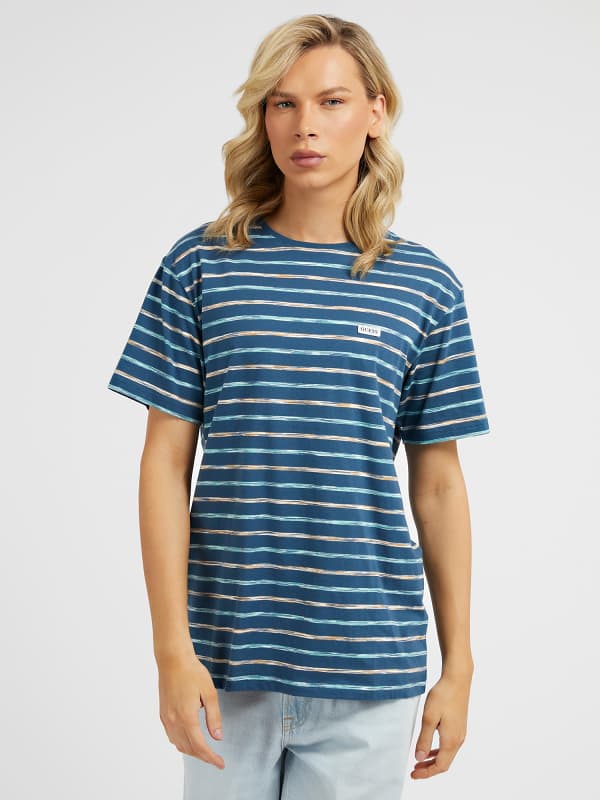 Guess All Over Striped T-Shirt