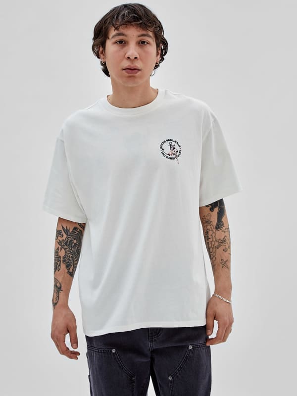 Guess Embroidered Logo T-Shirt