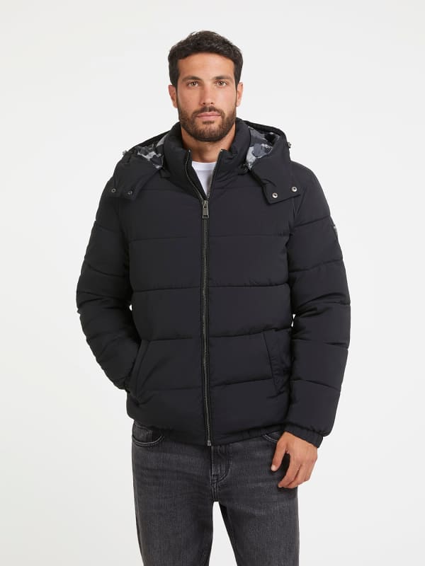 Guess Stretch Nylon Puffer