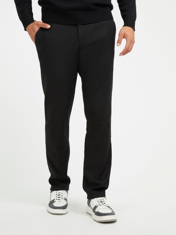 GUESS Pantalon Chino Taille Moyenne