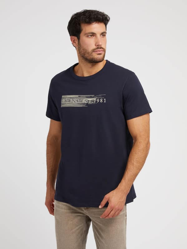 Guess Embroidered Logo T-Shirt