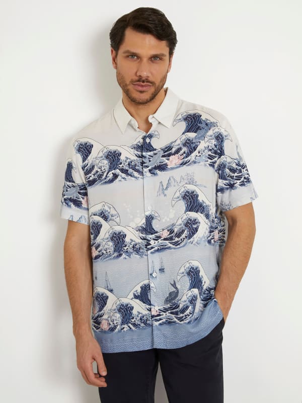 Guess All Over Print Shirt