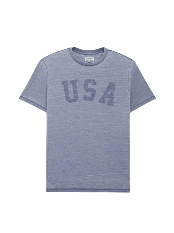 GUESS T-Shirt Print Ausbrenner-Optik