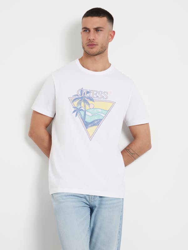 GUESS T-Shirt Met Logo Op De Voorkant