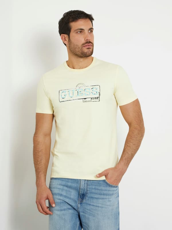 GUESS T-Shirt Met Logo Op De Voorkant