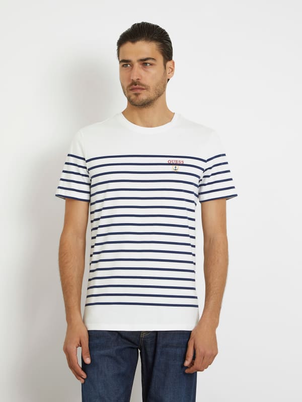 Guess All Over Stripes T-Shirt