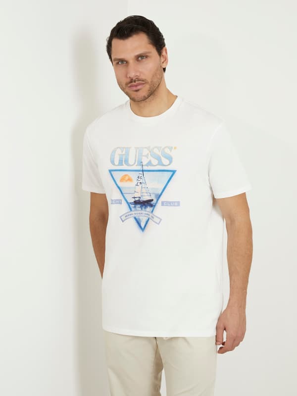 GUESS T-Shirt Met Logo Op De Voorkant