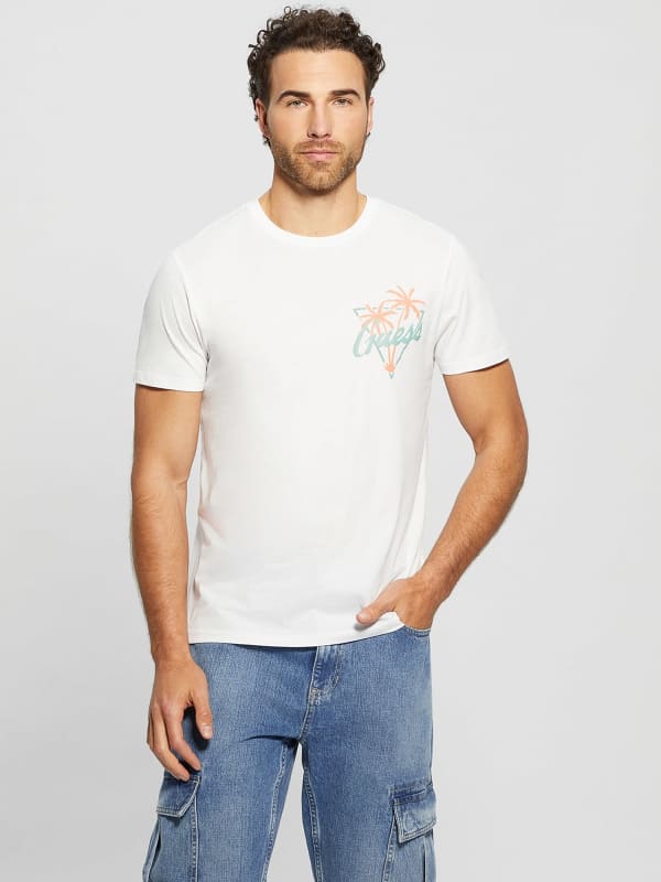 GUESS T-Shirt Met Logo Op De Voorkant