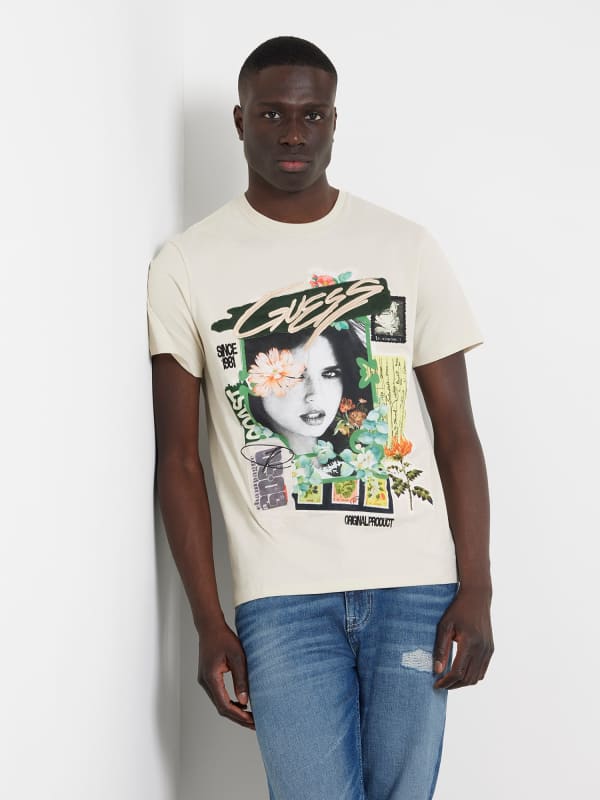 Guess Front Print T-Shirt