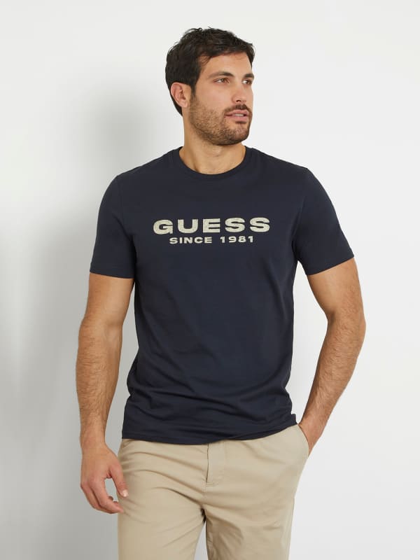 GUESS T-Shirt Met Logo Op De Voorkant