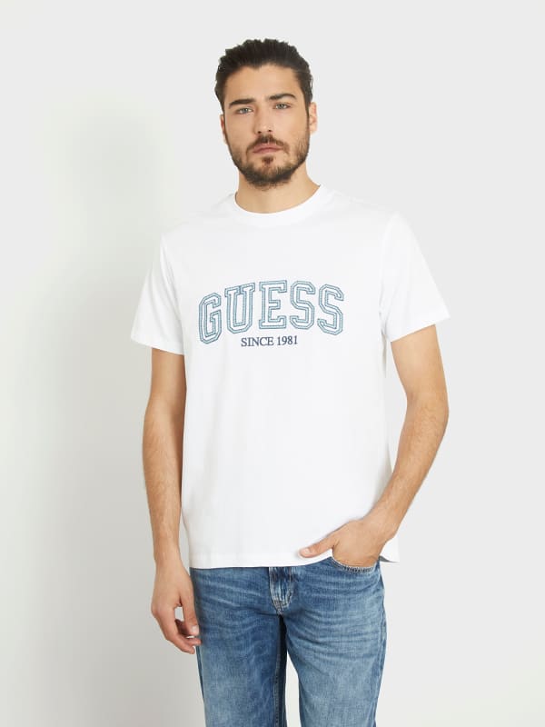 GUESS T-Shirt Met Geborduurd Logo