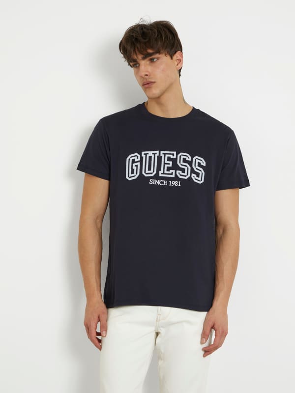 GUESS T-Shirt Met Geborduurd Logo