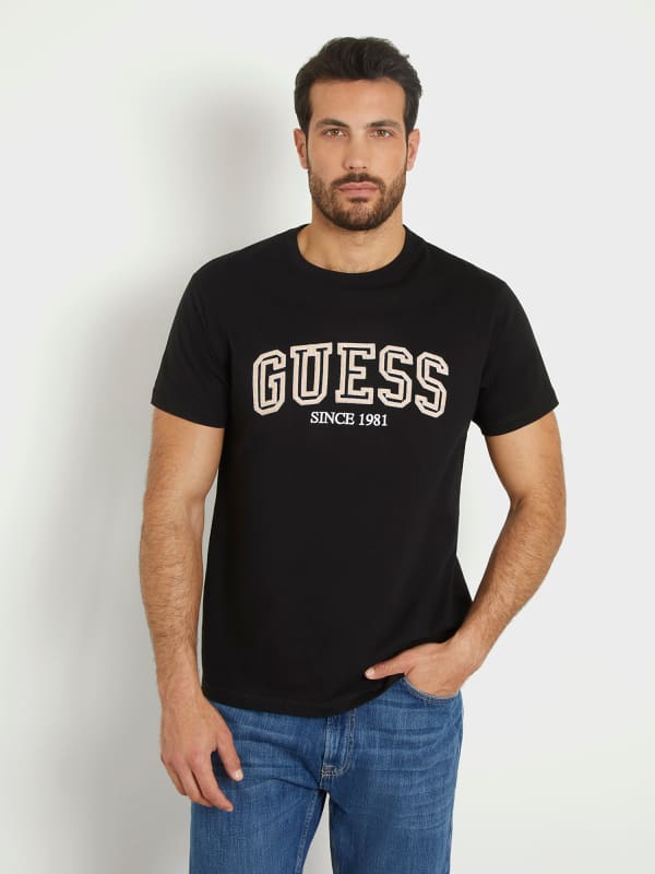 GUESS T-Shirt Met Geborduurd Logo