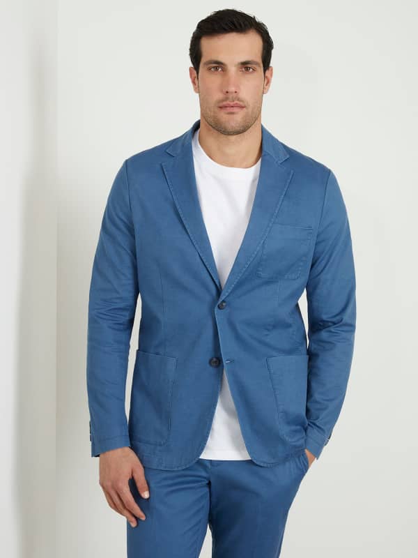 GUESS Blazer Van Gemengd Linnen