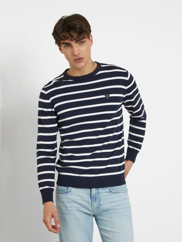 Guess All Over Stripes Sweater