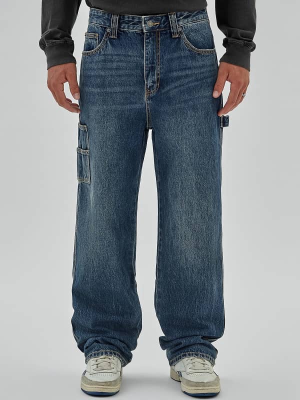 GUESS Mid Waist Carpenter Jeans