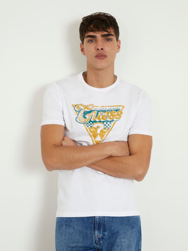 GUESS T-Shirt Mit Logodreieck