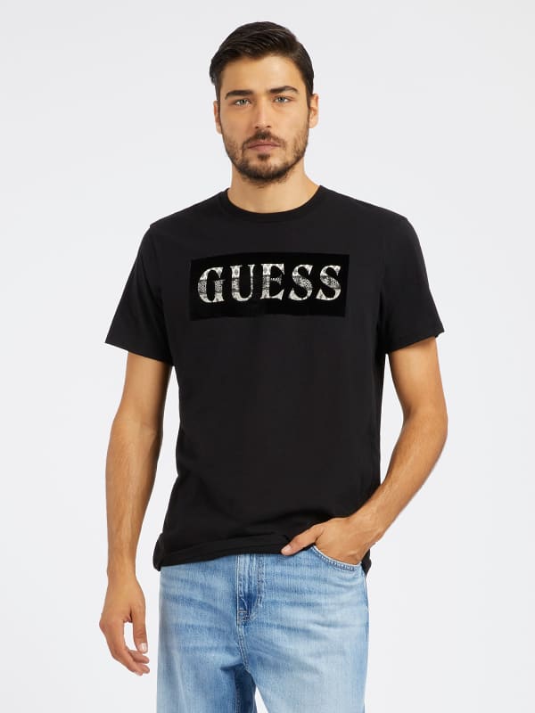 GUESS T-Shirt Met Logo Op De Voorkant