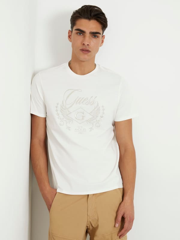 GUESS T-Shirt Met Geborduurd Logo