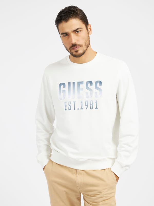 GUESS Felpa Logo Ricamato