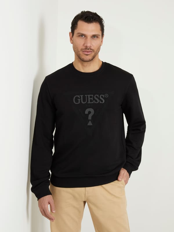 GUESS Sweat-Shirt Logo Triangulaire