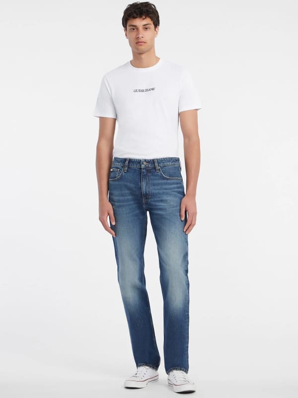 GUESS G16 Mid Waist Straight Jeans