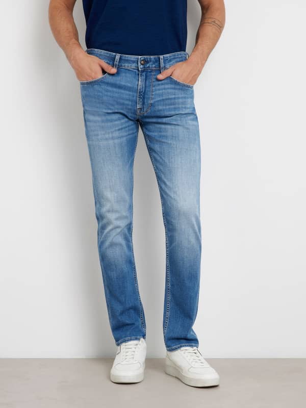 GUESS Mid Waist Slim Jeans