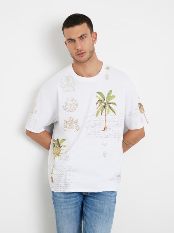 GUESS Camiseta Con Estampado Integral