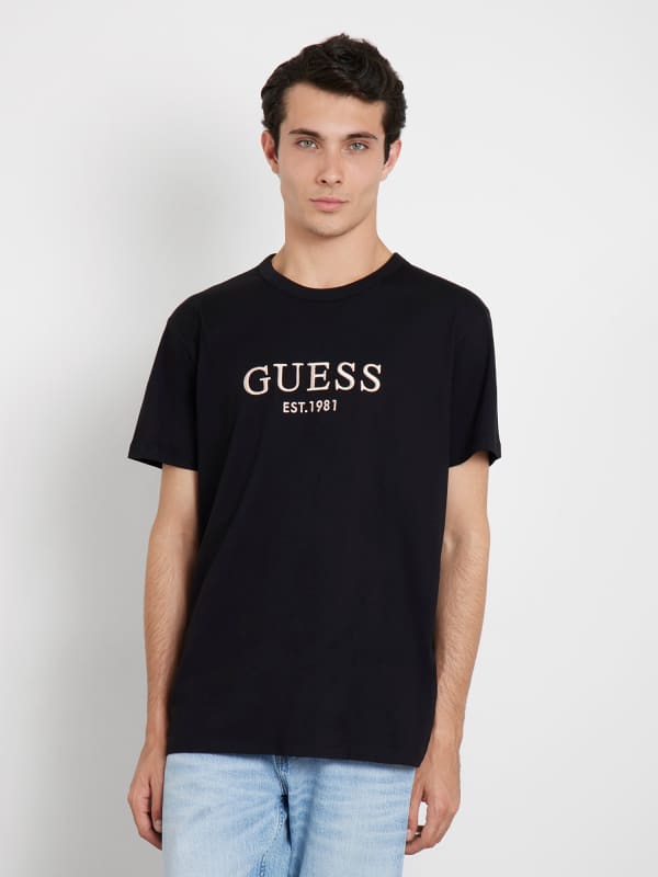 GUESS Camiseta Con Logotipo Bordado