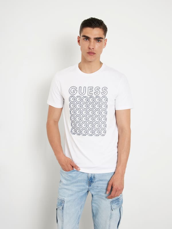 Guess Front Logo Stretch T-Shirt