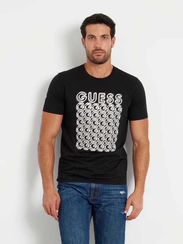 Guess Front Logo Stretch T-Shirt