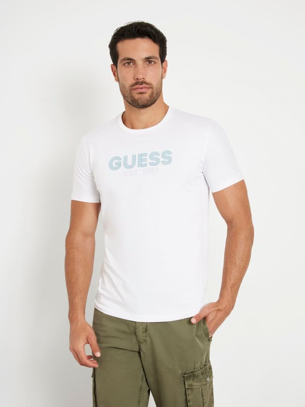 GUESS Camiseta Elástica Con Logotipo Frontal