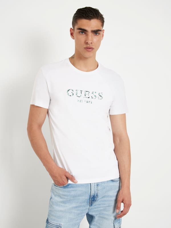 Guess Front Logo Stretch T-Shirt