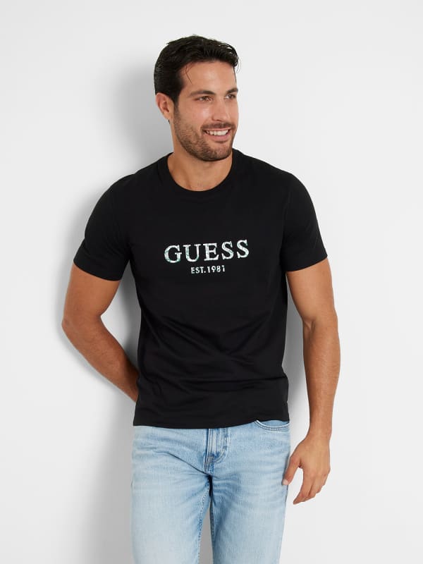 GUESS Camiseta Elástica Con Logotipo Frontal