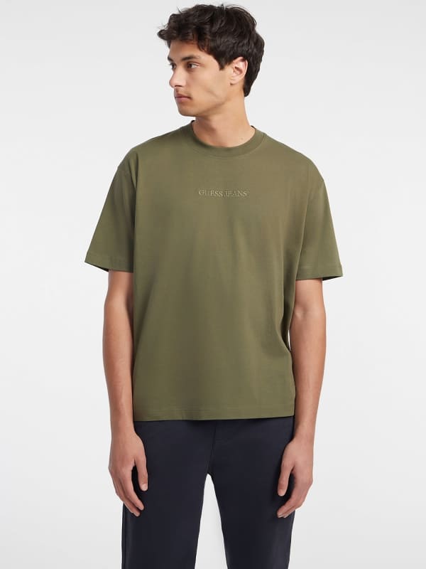 GUESS Embroidered Logo Tee