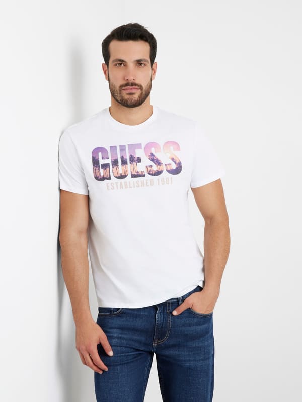 GUESS Camiseta Con Logotipo Frontal