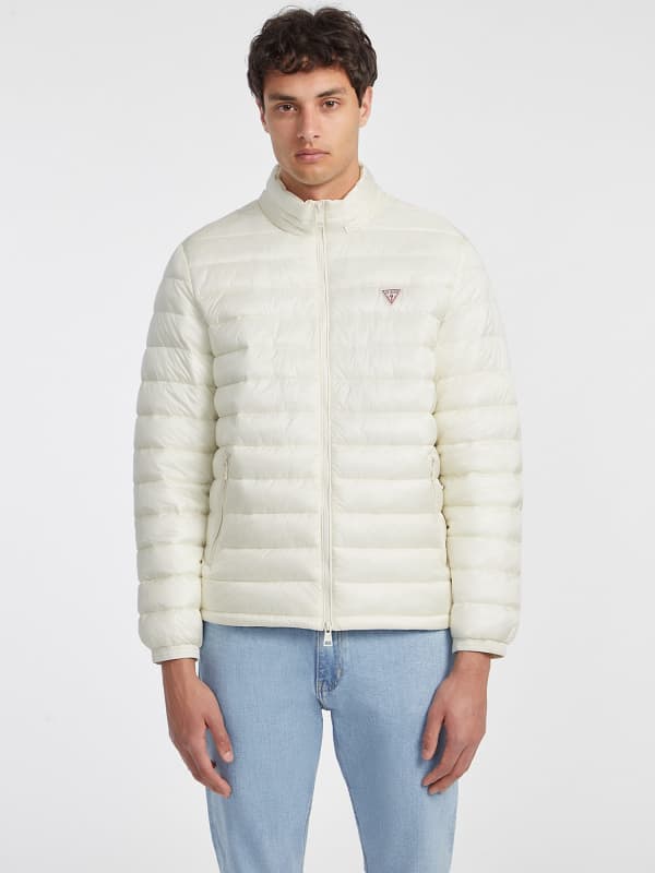 GUESS Nylon Hooded Puffer Jacket