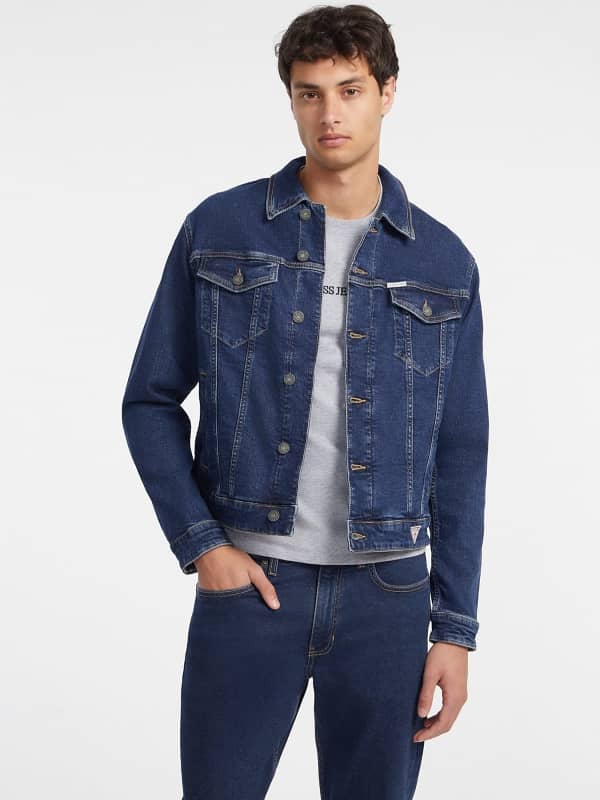 GUESS Slim Denim Trucker Jacket