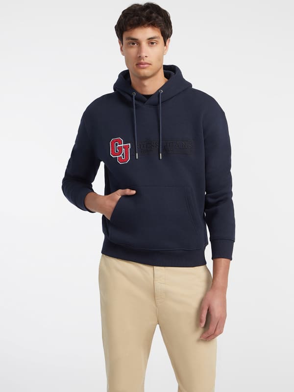 GUESS Logo Patch Hoodie