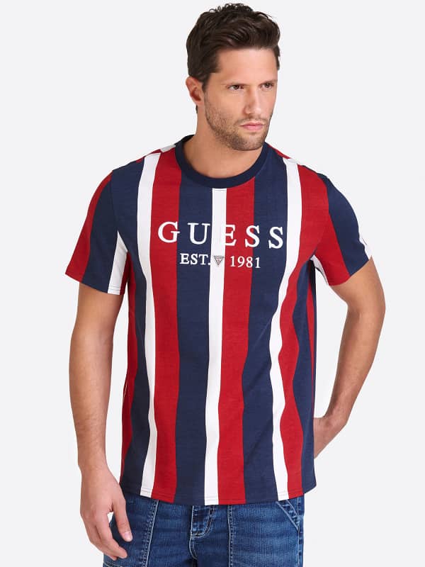 guess motif t shirt