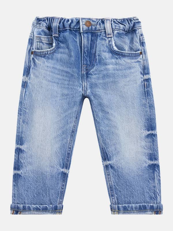 GUESS Mid Waist Straight Jeans