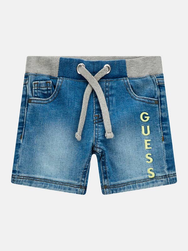 Guess Embroidered Denim Shorts