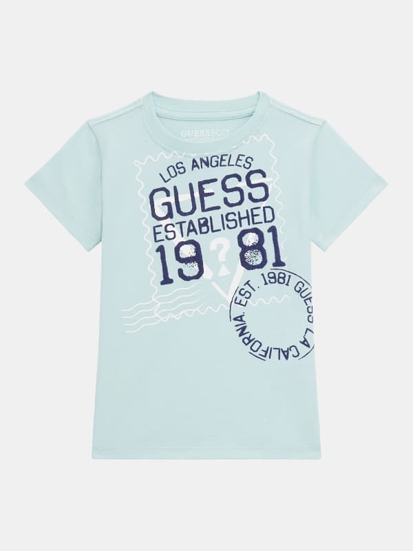 GUESS T-Shirt Met Logo Op De Voorkant