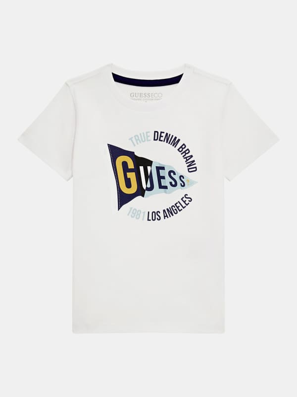 GUESS T-Shirt Met Logo Voorkant